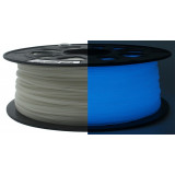 ABS пластик Solidfilament в катушках 1,75мм, 1кг (Светящийся в темноте синий /Glow in dark blue)