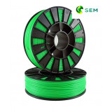 ABS пластик SEM 1,75мм 0,8кг (флуоресцентный, Зеленый)