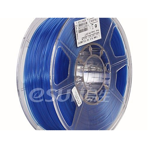 PLA пластик ESUN 1,75 мм, 1 кг, прозрачно-голубой