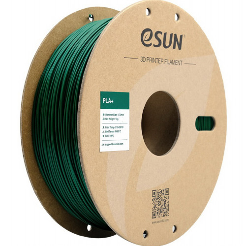 PLA+ пластик ESUN 1,75 мм, 1 кг зелёный