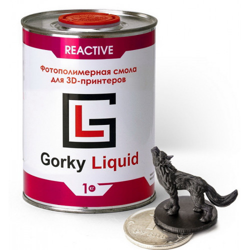 Фотополимерная смола Gorky Liquid Reactive черная 1 кг