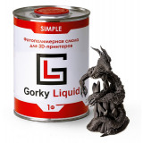 Фотополимерная смола Gorky Liquid Simple черный 1кг