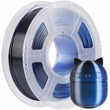 PLA Silk пластик Anycubic 1,75 мм черно-синий 1 кг
