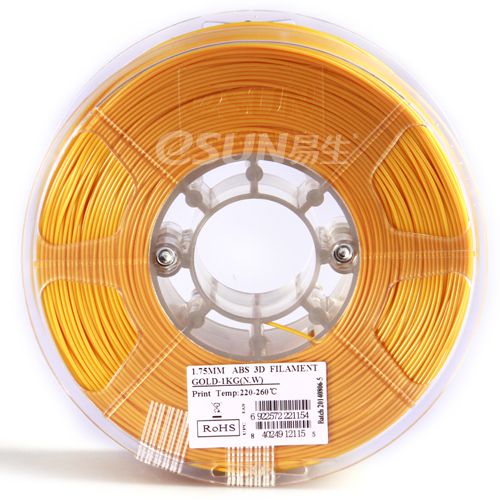 PLA пластик ESUN 2,85 мм, 1 кг, золотой