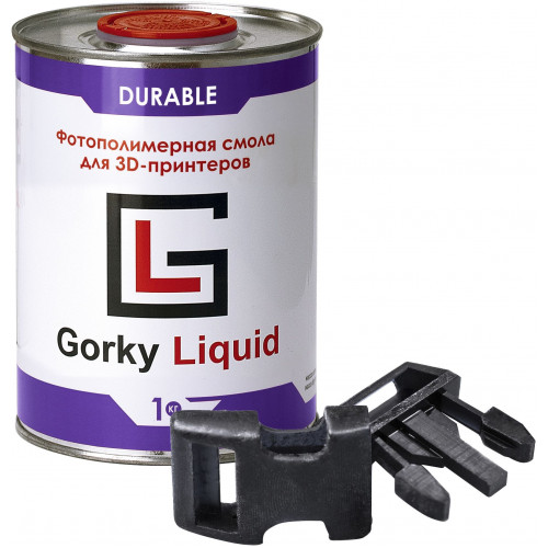 Фотополимерная смола Gorky Liquid Durable чёрная 1 кг