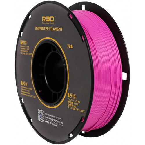 PETG пластик Solidfilament 1,75 мм розовый 1 кг