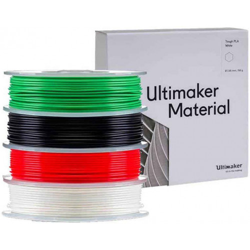 Tough PLA пластик Ultimaker 2,85 мм красный 0,75 кг