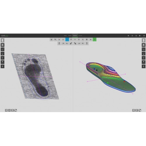 2D сканер ступней Voxelcare