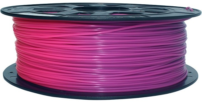PLA пластик Solidfilament 1,75мм меняющийся пурпурный-розовый 1кг