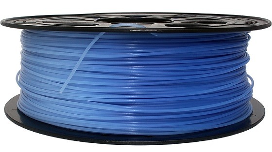 PLA пластик Solidfilament 1,75мм меняющийся синий-белый 1кг
