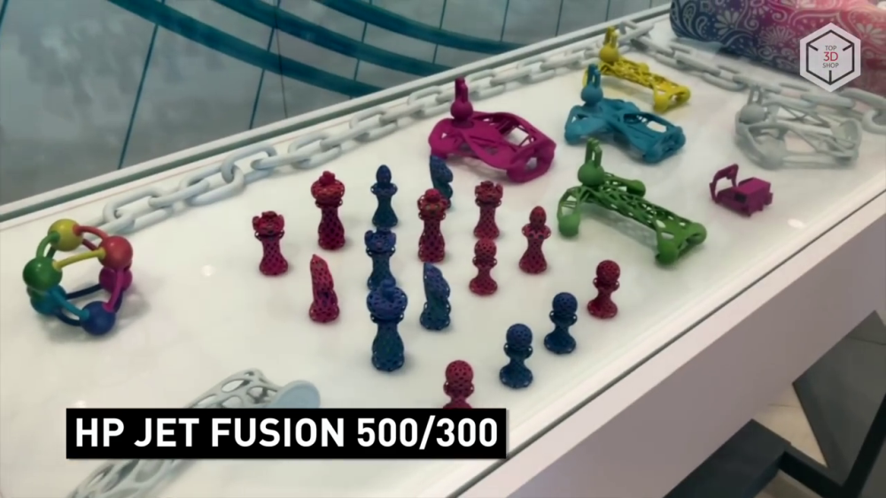 Примеры печати принтеров HP Jet Fusion 500/300