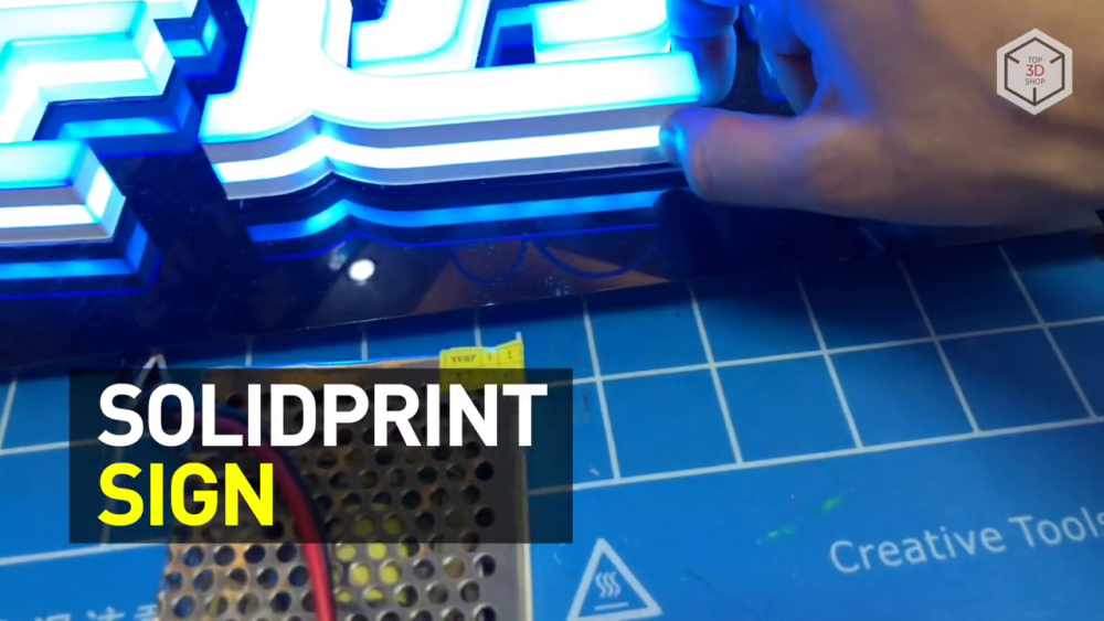 Печать крупных элементов на принтере SolidPrint T3