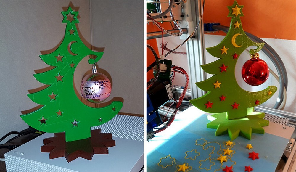 3D-печатная рождественская елка