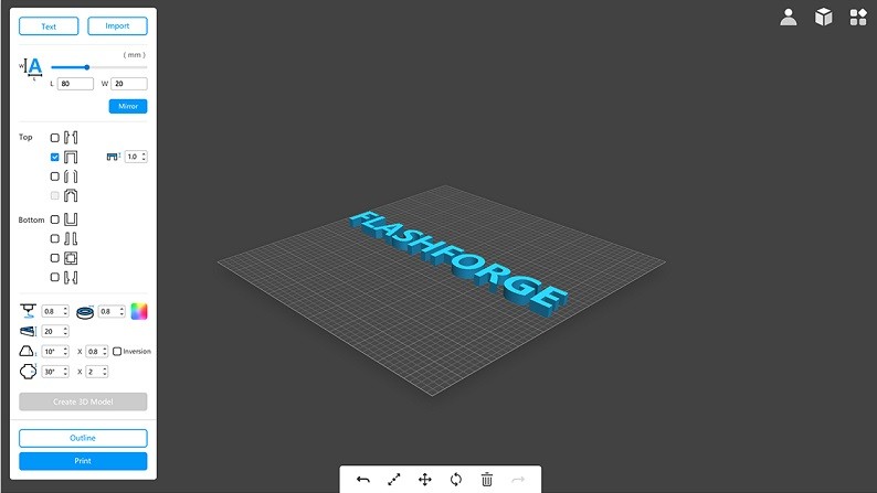 Программное обеспечение для 3D принтера Flashforge AD1