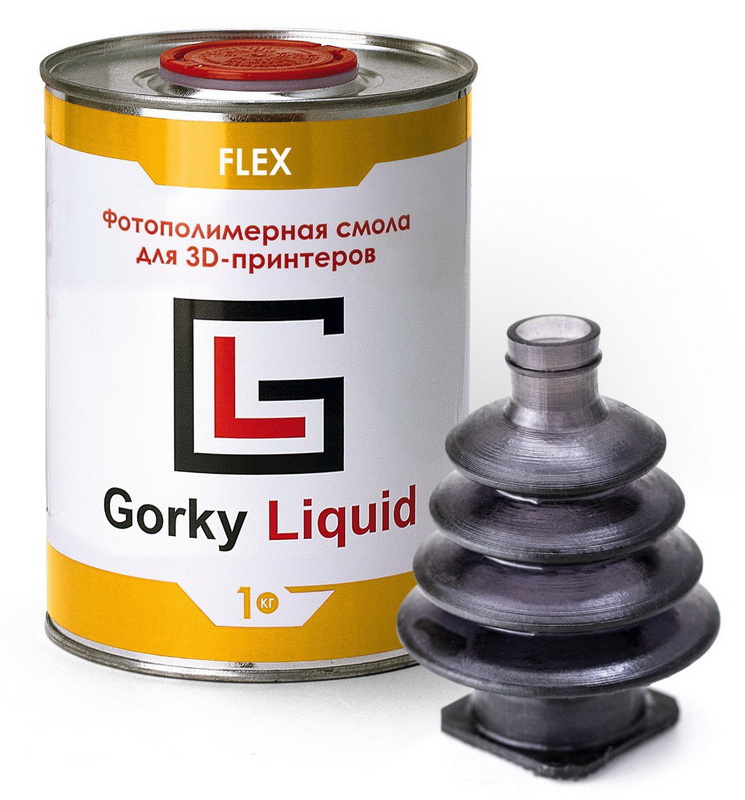 Фотополимерная смола Gorky Liquid Flex (GL Flex) 1кг