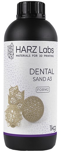 Фотополимер HARZ Labs Dental Sand A3 SLA/Form-2 1 л