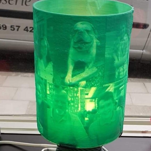 высокая чашка или емкость для хранения ручек распечатанная на 3D принтере