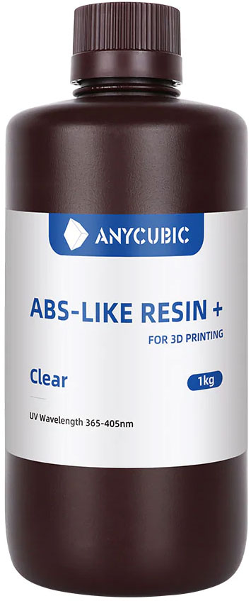 Фотополимер Anycubic ABS-Like Resin+ прозрачный 1 кг