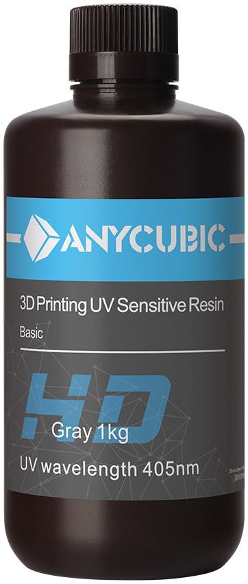 Фотополимер Anycubic Colored UV Resin HD серый 1 кг