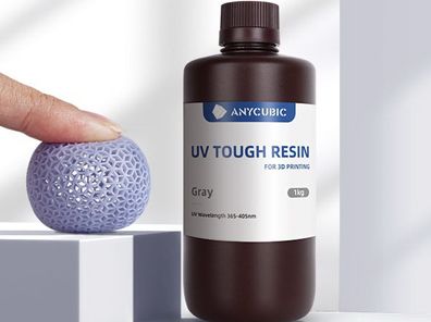 Фотополимер Anycubic UV Tough Resin серый 1 кг