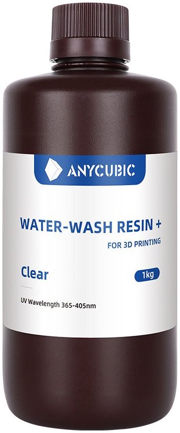 Фотополимер Anycubic Water-Wash Resin+ прозрачный 1 кг