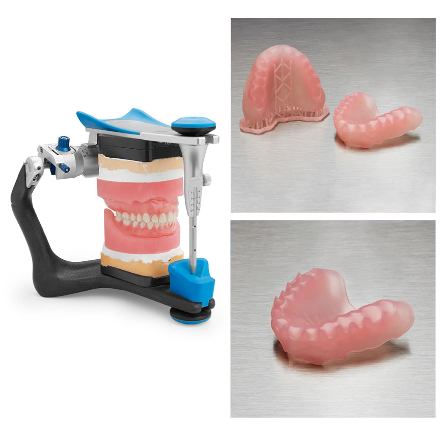 Напечатанные зубные протезы из Formlabs Dental Teeth A2