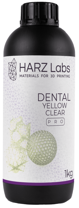 Фотополимер Harz Labs Dental Yellow Clear PRO 1 кг