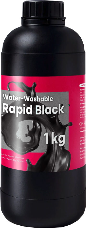 Фотополимер Phrozen Water-Washable Black, чёрная (1кг)