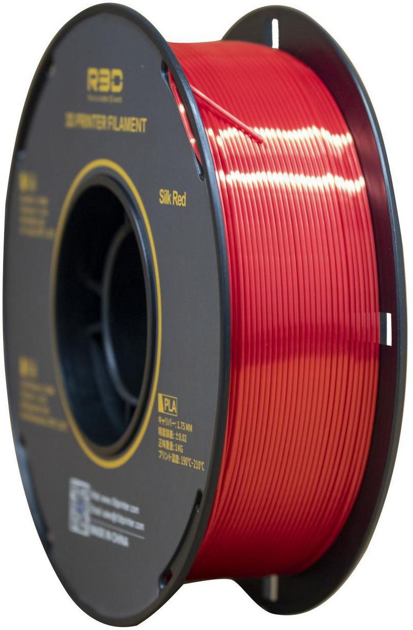PLA Silk пластик R3D 1,75 мм красный 1 кг