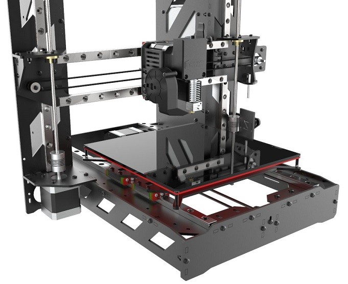 Конструкция 3D принтера Prusa i3 Steel PRO