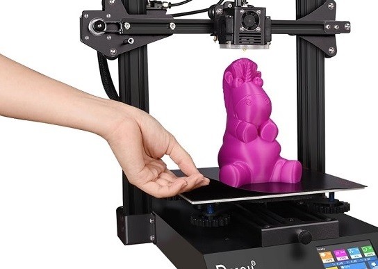 Освобождение отпечатка в 3D принтере Biqu B1