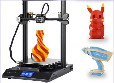 Примеры печати 3D принтера Creality CR-X Pro
