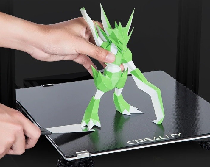 Хорошая адгезия рабочего стола 3D принтера Creality CR-X Pro