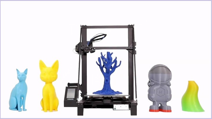 Пример печати 3D принтера Longer LK5 Pro