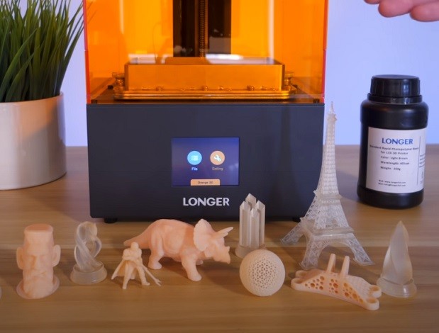 Образцы изделий напечатанные на 3D принтере Longer Orange 30