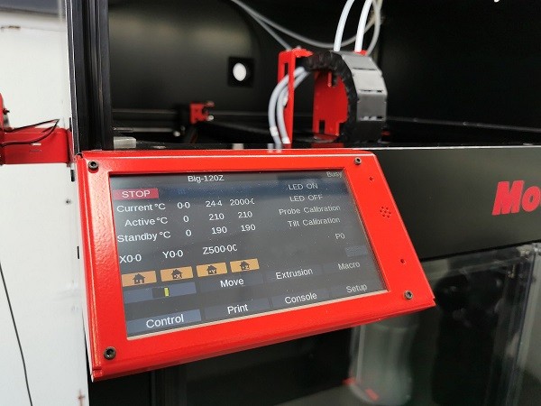 Панель управления 3D принтера Modix Big 120Z