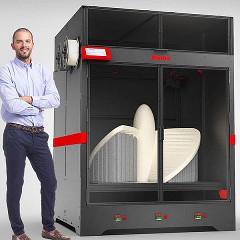 Пример печати 3D принтера Modix BIG-Meter