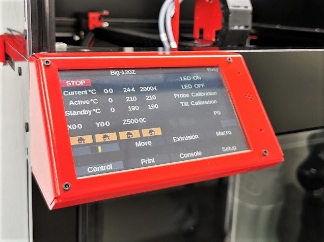 Экран управления 3D принтера Modix BIG-Meter