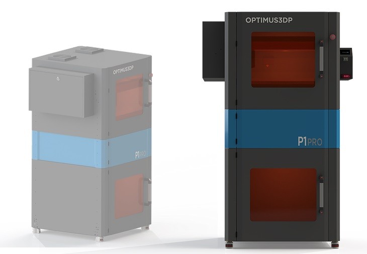 Закрытый корпус 3D принтера OPTIMUS P1 