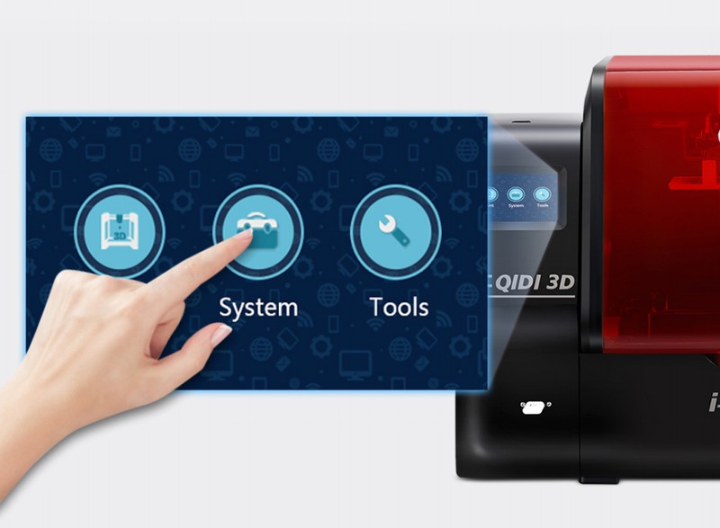 Дисплей управления 3D-принтера QIDI Tech i-Box Mono