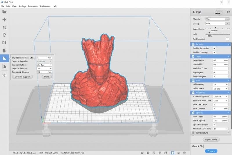 Слайсер для 3D принтера QIDI Tech i-Mate S