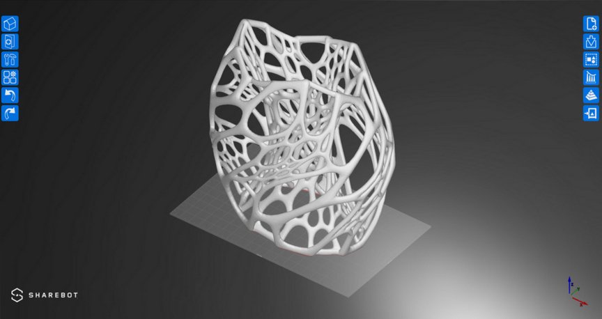 ПО 3D принтера Sharebot Viking