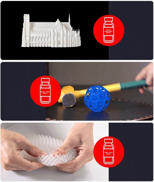 Смолы для 3D принтера SparkMaker PrintHero 4K