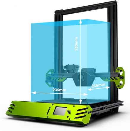 Рабочая камера 3D принтера TEVO Tarantula PRO