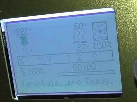 Дисплей 3D принтера TEVO Tarantula PRO