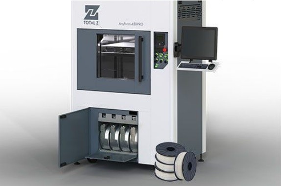 Автоматическая смена материала в 3D принтере Total Z Anyform 450-PRO(VAC)(HOT+)