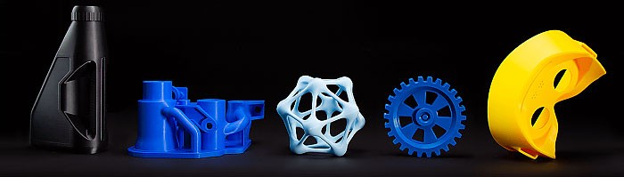 Варианты печати на XYZPrinting CZ-300,  шестеренка, куб тара, детали, образцы 3D печати