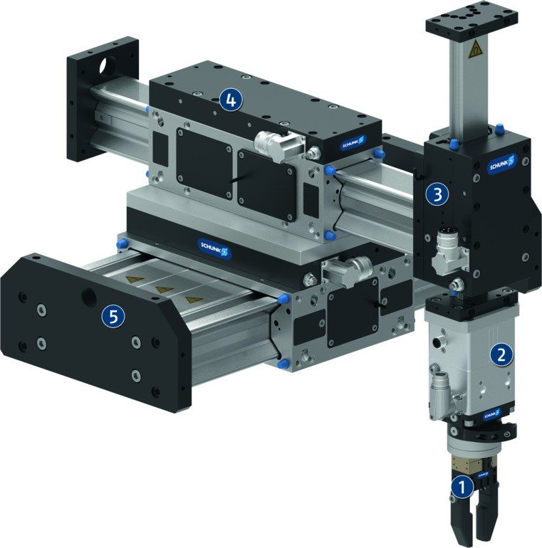 Пример применения модуля хода Schunk LDK