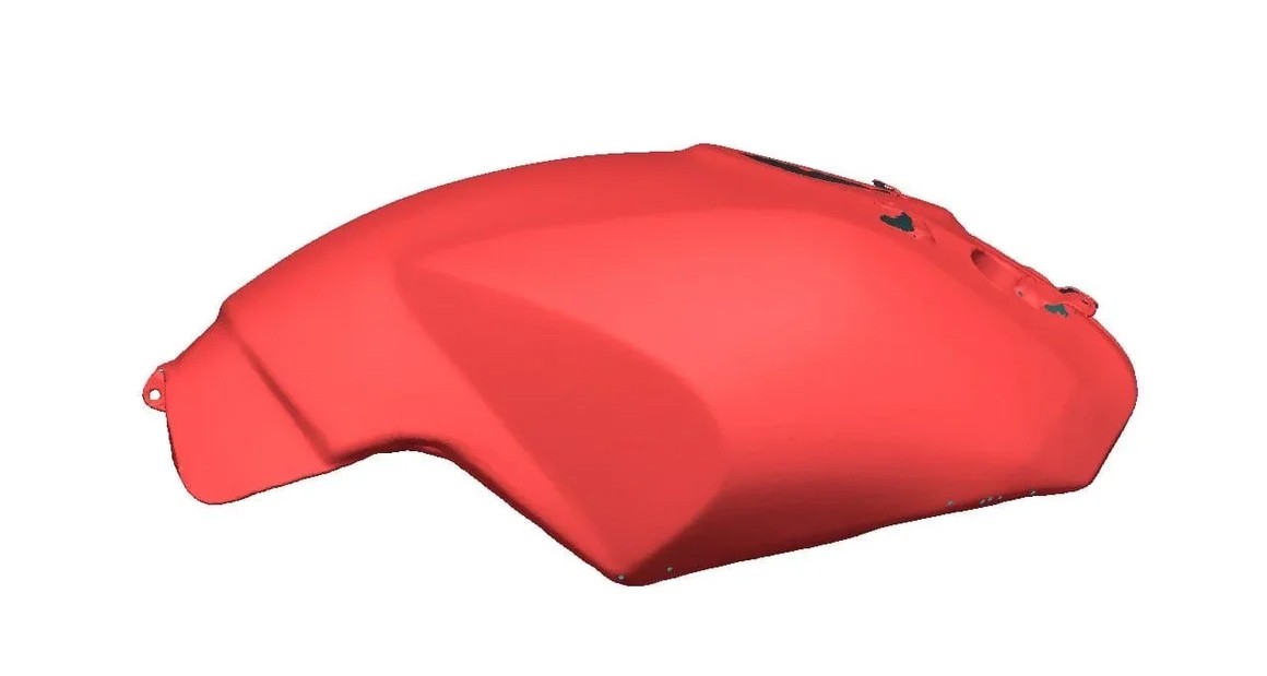 3D сканирование корпуса из алюминия, Scanform HR12L5