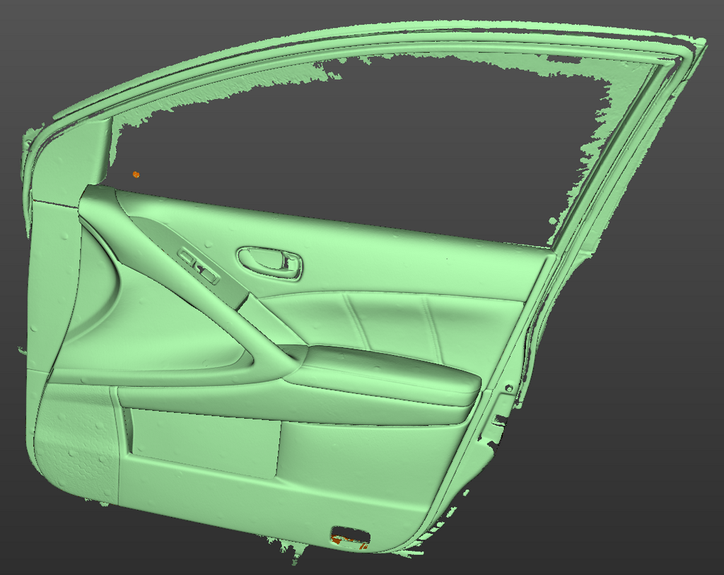 3D сканирование двери (внутренняя сторона) при помощи 3D сканера: Scanform HR12L5